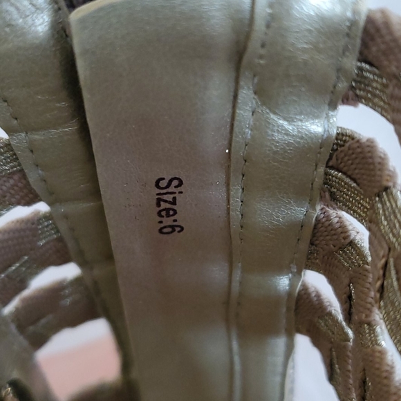 Silver and Gold Sandals - Picture 4 of 4